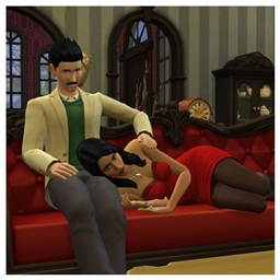 🛋️💕 Interaction: Laying Head on Lap — Created by Mercuryfoam — Spanish Translation ES