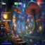 Main Menu Background Enchanted Forest logo