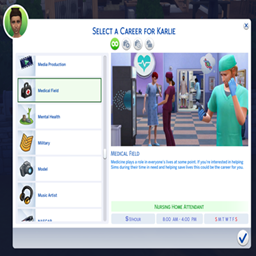 kiarasims  Medical Field Career / translation spanish by Monisims project image