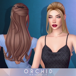 Orchid Hairstyle (Maxis Match) logo
