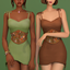 Fern & Fable Collection - Short Dress With Corset logo