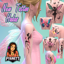New Fairy tattoo for Pyanett logo