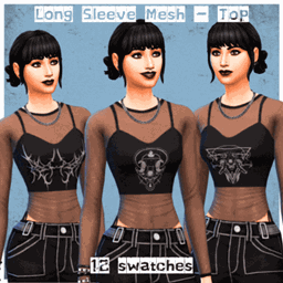 Long Sleeve Mesh - Top project image