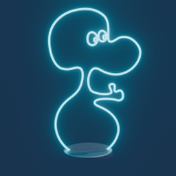 Cartoon Neon Lamp project image