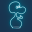 Cartoon Neon Lamp logo
