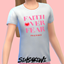 Faith Over Fear Girls Tee logo