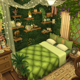 Green Fairy Inspired Bedroom
