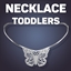 Monarch Butterfly Necklace For Toddlers logo