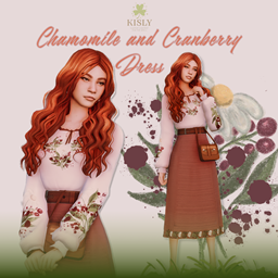 Chamomile and Cranberry Dress logo