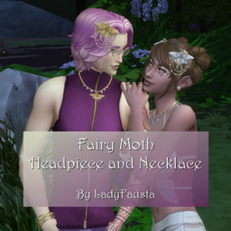 Fairy Moth Headpiece and Necklace project image