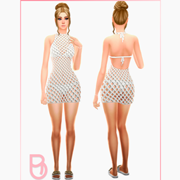Woman Cover-Up Dress - Ocean - Version 1 project image