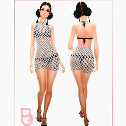 Woman Cover-Up Dress - Ocean - Version 2 project image