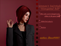 Women's hairstyle "bob" project avatar