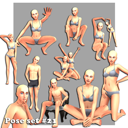 Pose set #21 project avatar