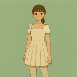 Pleated Overall Dress project image