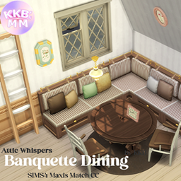 KKB'sMM_Attic Whispers_Banquette Dining project image