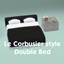 Le Corbusier style Double Bed logo