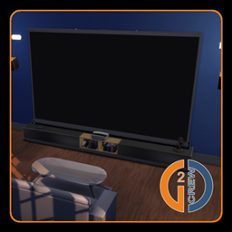 Ultra-short range projector by G2D Crew logo