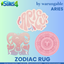 ARIES ー Zodiac Rug by Warungable