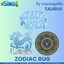 TAURUS ー Zodiac Rug by Warungable