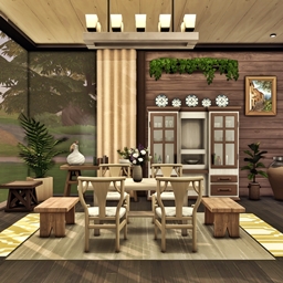 Wooden Home 1 - Dining Room