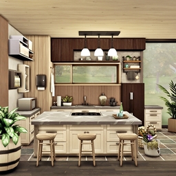 Wooden Home 1 - Kitchen
