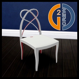 Crossed Heart Chair by G2D Crew logo