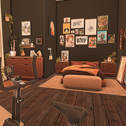 Fitness Instructor's Bedroom