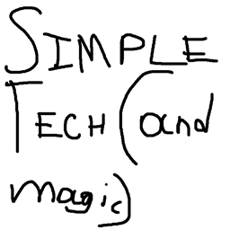Simple Tech (and magic) logo
