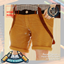 Toddler's Hang Down Suspender Knee Length School Uniform Shorts logo