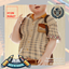 Toddler's Collared Shirt ShortSleeves Stripe Design Suspenders School Uniform logo
