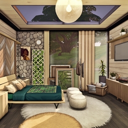 Wooden Home 1 - Bedroom B