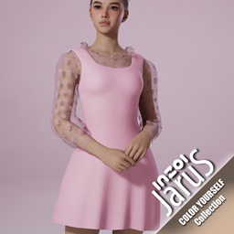 Laced Mini Dress 5 logo