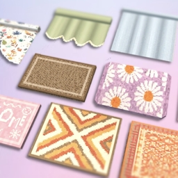 The Faye Rugs & Curtains Set logo