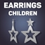 Star Drop Earrings For Kids logo