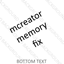 MCreatorMemFix logo