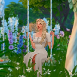 Swing into Daydreams 🌸 logo