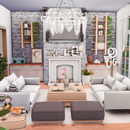 Suburban Modern Living Room