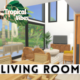 Tropical Vibes - Living Room