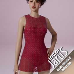 Laced Mini Dress 8 logo