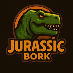 Jurassic Bork! logo