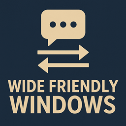 Wide Friendly Windows logo