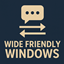 Wide Friendly Windows logo