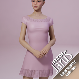 Laced Mini Dress 9 logo