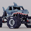 JNSO's Megalodon Monster Jam Truck logo