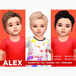 CasualSims - Alex Hairstyle Toddlers logo
