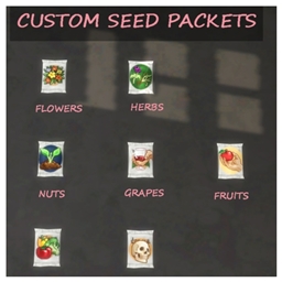 🍽️✨ CUSTOM SEED PACKS by icemunmun — Spanish Translation ES 🌿✨