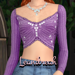Sidhe Butterfly Knit Top in Brights logo