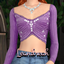Sidhe Butterfly Knit Top in Brights logo