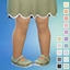Muted Mini's: Mary Janes | 15 Soft Swatches - Maxis Match | Base Game Compatible | Toddler Shoes logo